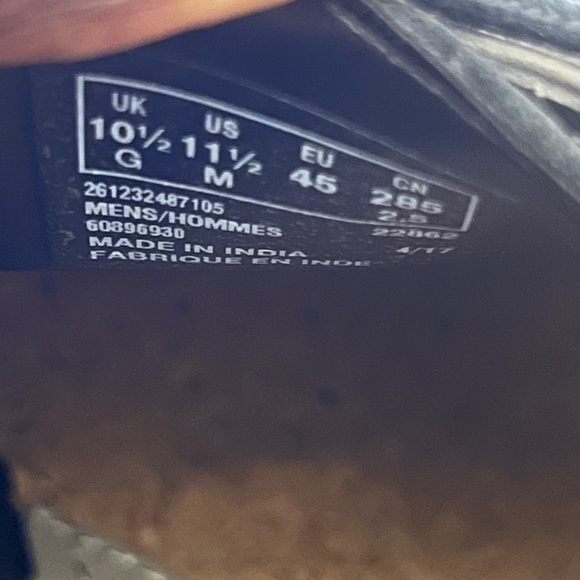 NWOB Clarks Wingtip Full Brogue Black Leather Oxford Men Shoes 11.5M - Picture 15 of 15